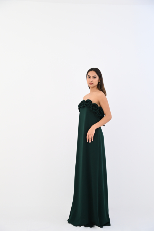 Abendkleid Maxi Green
