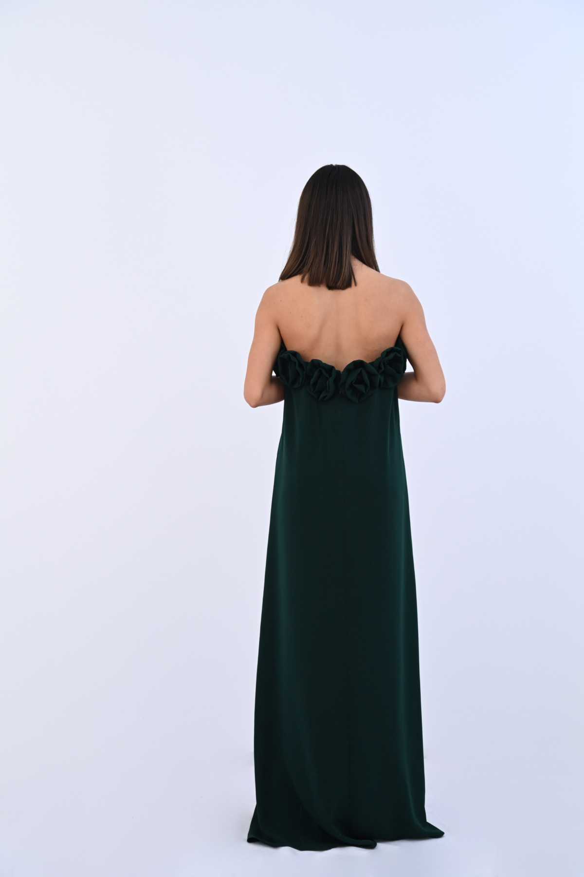 Abendkleid Maxi Green – Bild 2